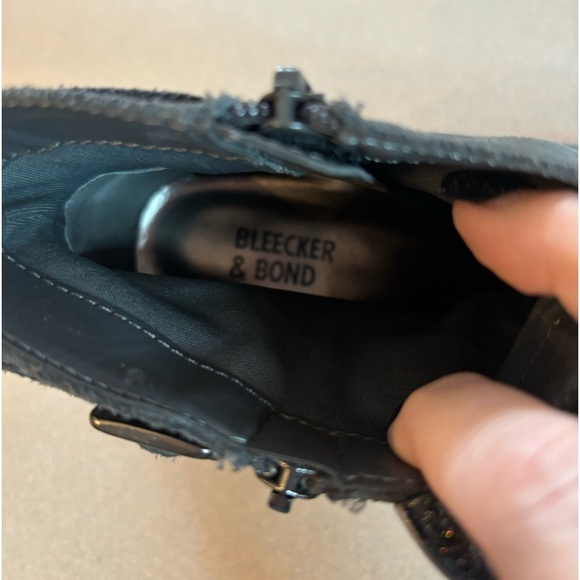 Bleecker and Bond Georgie Gray Suede Boho Rustic Booties - Picture 2 of 6